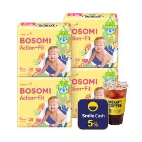 보솜이 액션핏 팬티 특대형 26개 4팩 (28,350원/무배)