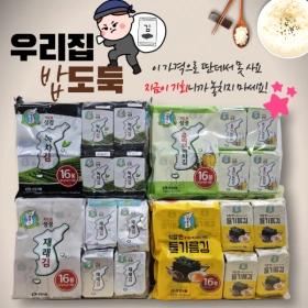 지도표 재래표 성경김  4g X 16봉 3묶음 총 48봉 (유클가 14,370원/무배)6