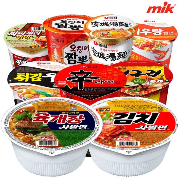 농심 육개장 사발면 12개+김치사발면 12개 (16,680원/무료)7