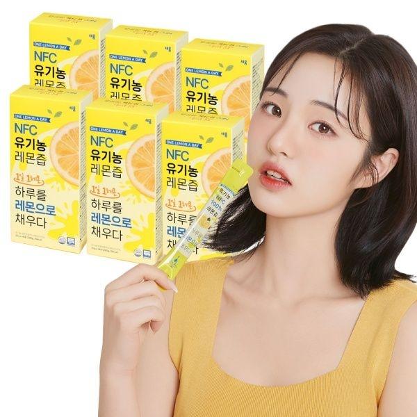 유기농 레몬즙 100% 착즙 280g 6박스 (28,900원/무배)1