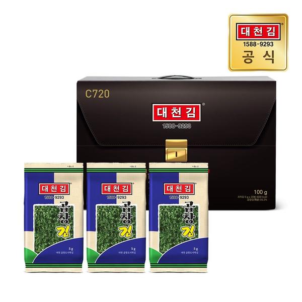 대천김 곱창 도시락김 5g 20봉 (11,090원/무료)