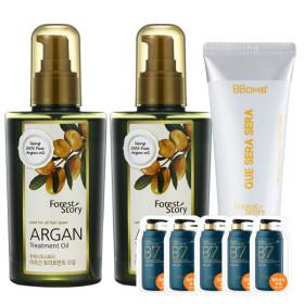 포레스트스토리 아르간 오일 헤어에센스 120ml 2개 + 핸드크림 60ml + 샴푸 5매 (12,530원/무료)
