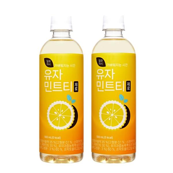 일화차시 유자민트티 제로 500ml X 20PET (5,900원/무배)2
