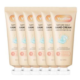 바세린 모이스처 핸드크림 60ml 5개+1개더 (총 6개) 초특가 (6,900원/무배)4