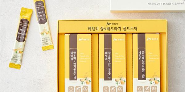 JW생활건강 데일리 꿀&배도라지 골드스틱 30포 (20,900/무배)