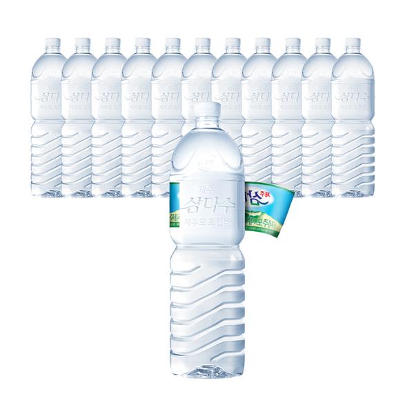 제주 삼다수 그린 무라벨 2L X 12병 (10,500원/무료)