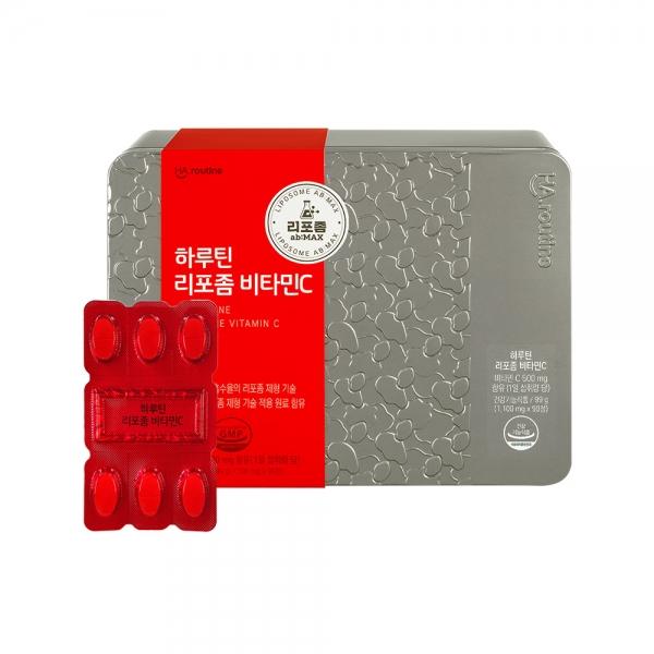 하루틴 리포좀 비타민C 500mg 90정 틴케이스 (15,000원/무배)1