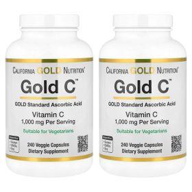 CGN Gold C USP 비타민C 1000mg 240정 베지캡슐 2개 (27,100원/무배)3