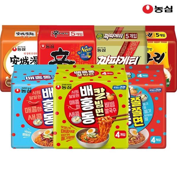 배홍동 비빔면 12봉 + 배홍동 쫄쫄면 12봉 (18,950원/무료)