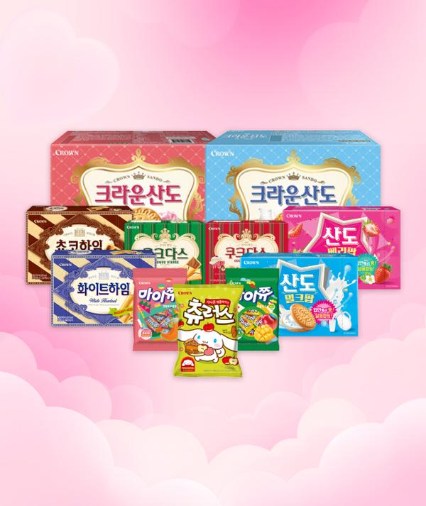 크라운제과 슈퍼브랜드데이 라이브 할인 22:00 ~ 22:591