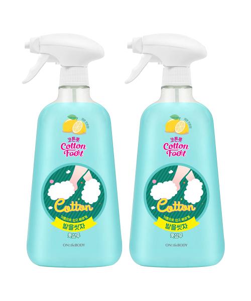 온더바디 코튼풋 발을씻자풋샴푸 레몬 750ML 2개(11,710원/무배)