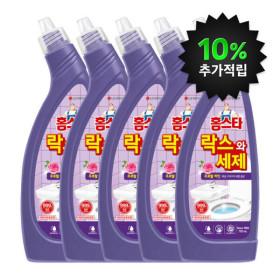 홈스타 락스와세제 후로랄파인 750ML 5개 체감가 12,510원 (13,900원/무료)