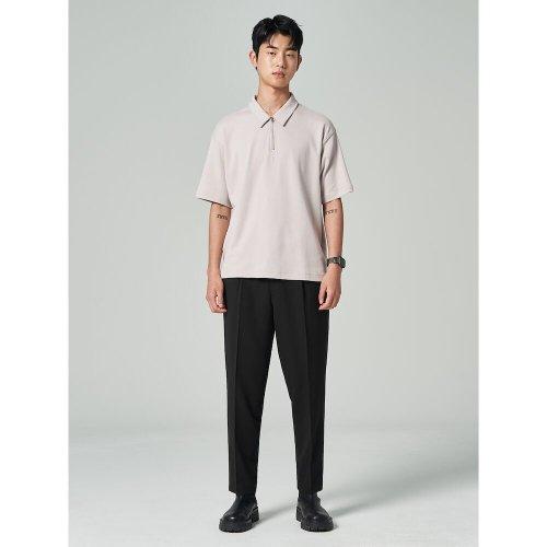 에잇세컨즈  베이직 테이퍼드핏 슬랙스 블랙 (8,580원/무배)3
