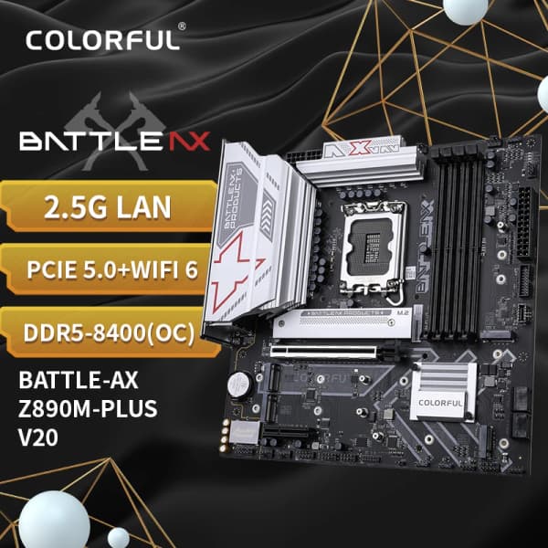 컬러풀 배틀엑스 Z890M-PLUS V20 메인보드(146.64달러/무료배송)