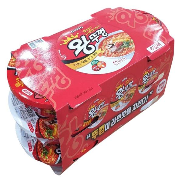 팔도왕뚜껑 컵라면 36개 (21,600원/무배)