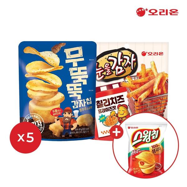 무뚝뚝감자칩 5개+눈을감자칠리 5개+증정 (토스 12,880원/무료)1