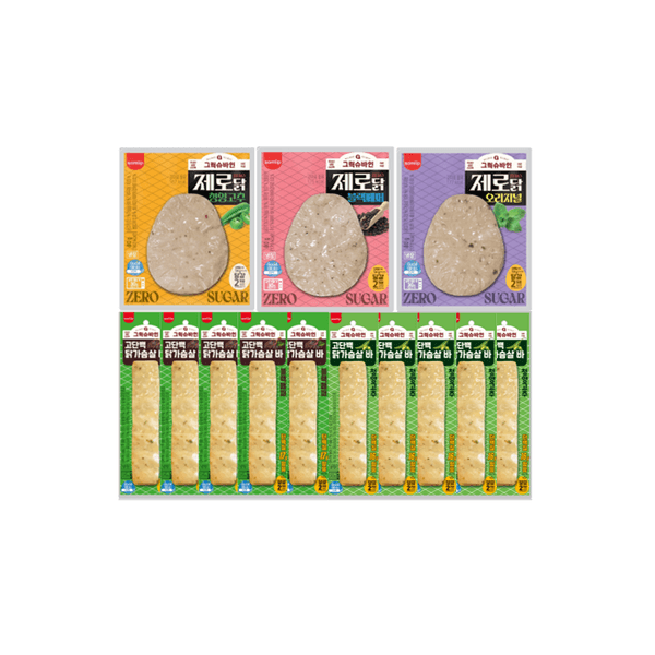 그릭슈바인 닭가슴살바80g 블랙페퍼 5입 + 청양고추 5입 (17,900원/무료)