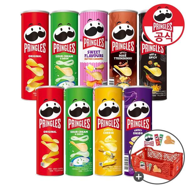 프링글스 110g 9개 +폴딩박스 (13,690원/무료)2
