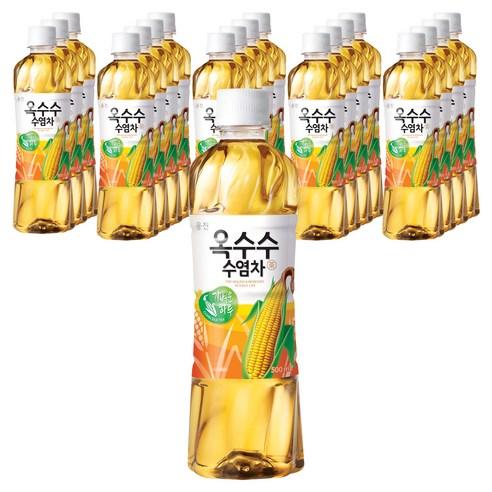 웅진 옥수수수염차 음료 500ml 20개(와우10,800원/무배)1