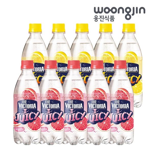 웅진식품 더 빅토리아 쥬시 제로 500ml 10개 골라담기 (7,780원/무배)1