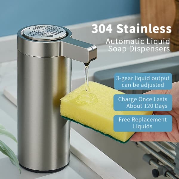 스테인레스 스틸 스마트 워시 디스펜서 $18.384