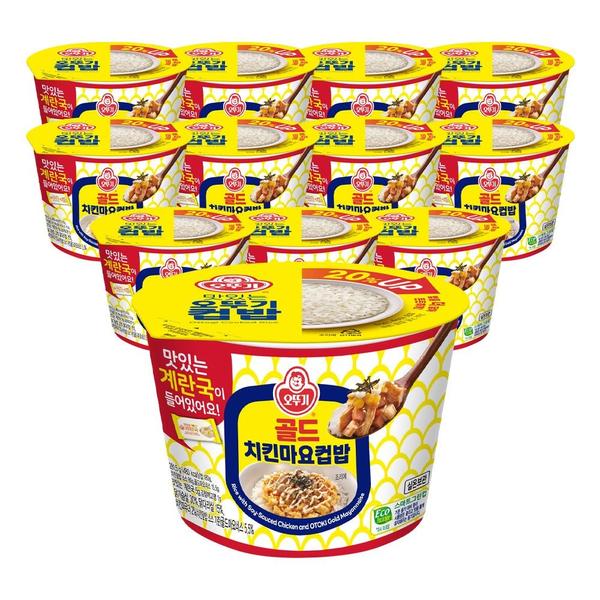 오뚜기 컵밥 치킨마요덮밥(즉석국) 281.5g 12개 (27,360원/무료)