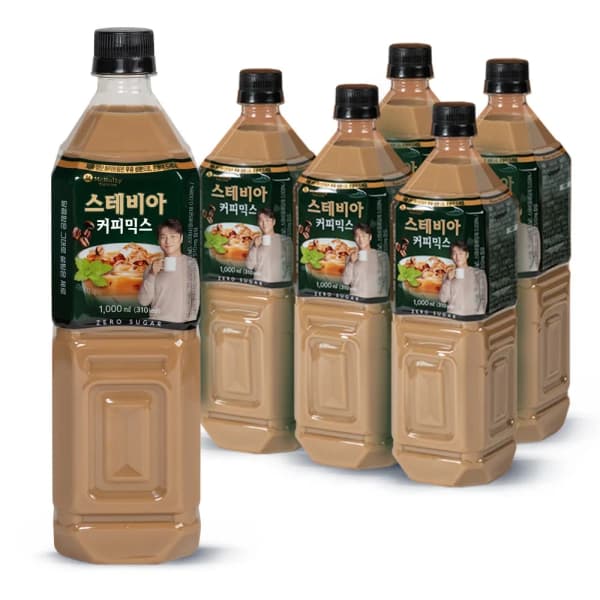 맥널티 스테비아 제로슈가 믹스커피 음료 대용량 1L 6개입 (14,551원/무료)