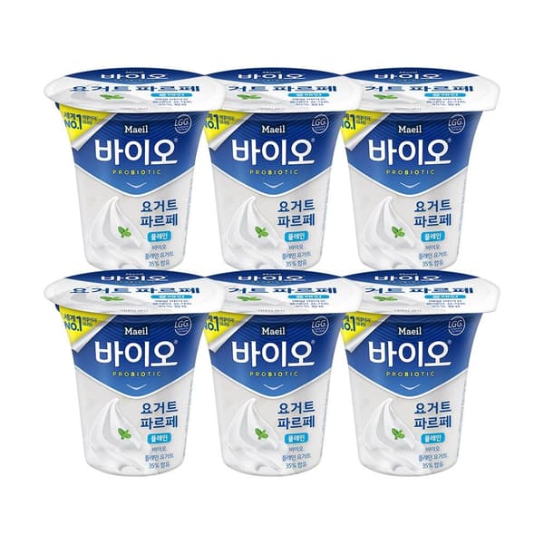 매일 바이오 요거트 파르페 플레인 220m 6개 냉동(11,940원/무료)3