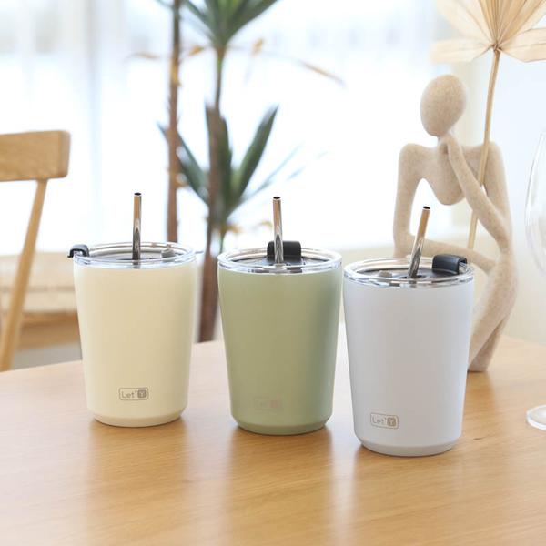보온보냉 텀블러 420ml 세척솔+스텐빨대 포함 1+1 (14,900원/무료)2