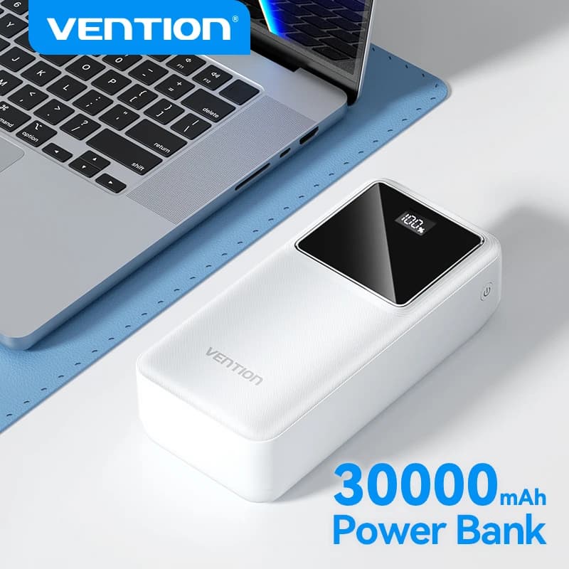 Vention 30000mAh 보조배터리 22.5W ($15.62/무료)