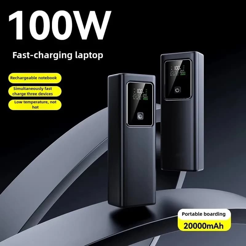 휴대용 플라이 100W 20000mah 고속 충전 보조배터리($15.55/무료)