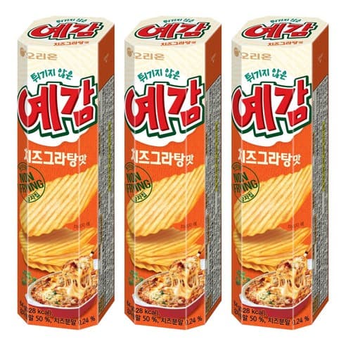 ] 오리온 예감 치즈그라탕맛, 64g, 3개(2,970원/와우무배)18