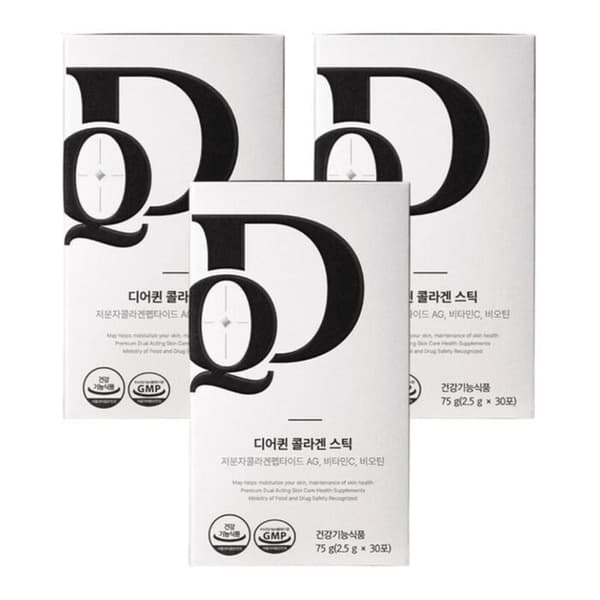 프롬바이오 디어퀸 콜라겐스틱 3개월 30포 x 3박스 (9,900원 / 무배)