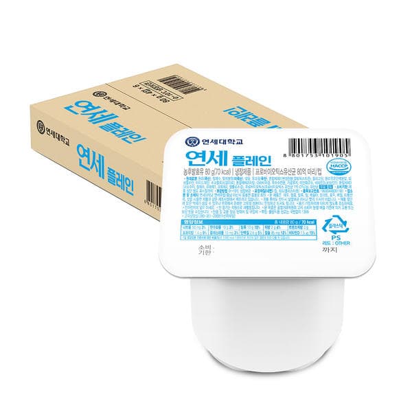 연세 요거트 플레인 80g x 24개 (8,800원/무료)2
