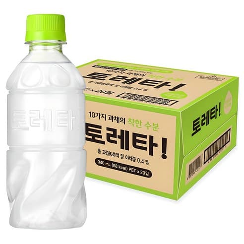 토레타 무라벨 이온음료 340ml 20개(와우 10,550원/무배)