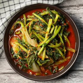 100% 국내산 열무 얼갈이김치 5kg (26,010원/무배)