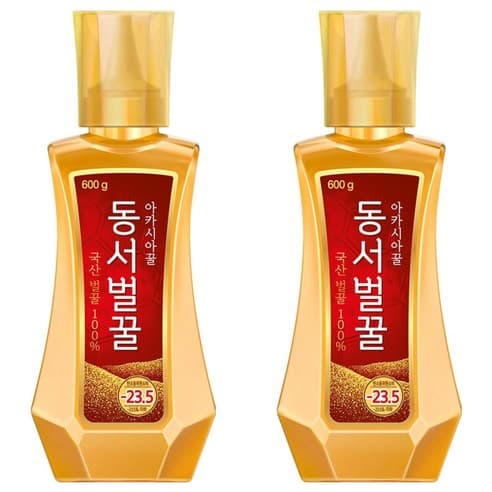 동서 아카시아 벌꿀 600g, 2개 (18,580원/무료)