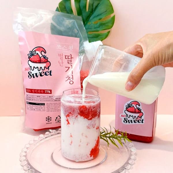 100% 수제 딸기청 1kg 외 갈아만든 유자청 (12,900원/무료)4