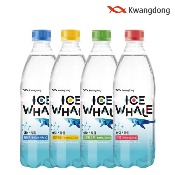 아이스웨일 탄산수 500ml 20pet 4종 택2 유/무라벨 랜덤 발송 (10,830원/무료)2