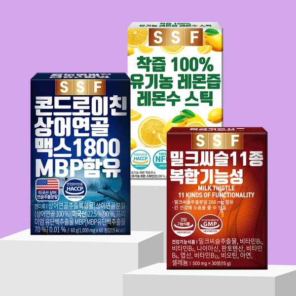 순수식품 레몬즙 콘드로이친 밀크씨슬 등 (5,900원 / 무료)