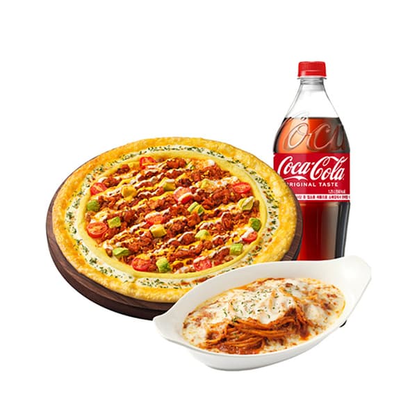 피자헛 올라! 타코 리치골드 L+리치치즈파스타+콜라 1.25L(25,050원/무배)3
