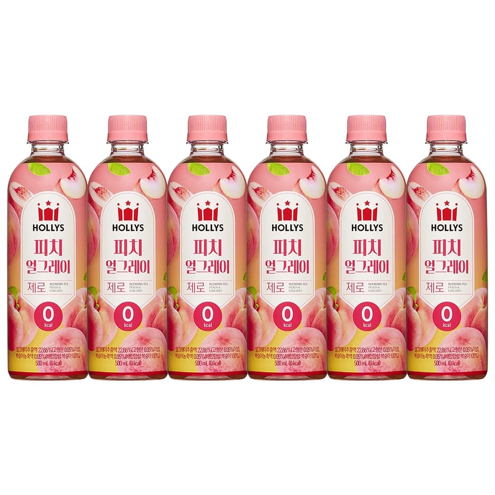할리스 피치 얼그레이 제로 500ml 6개 (6,577원/무료)