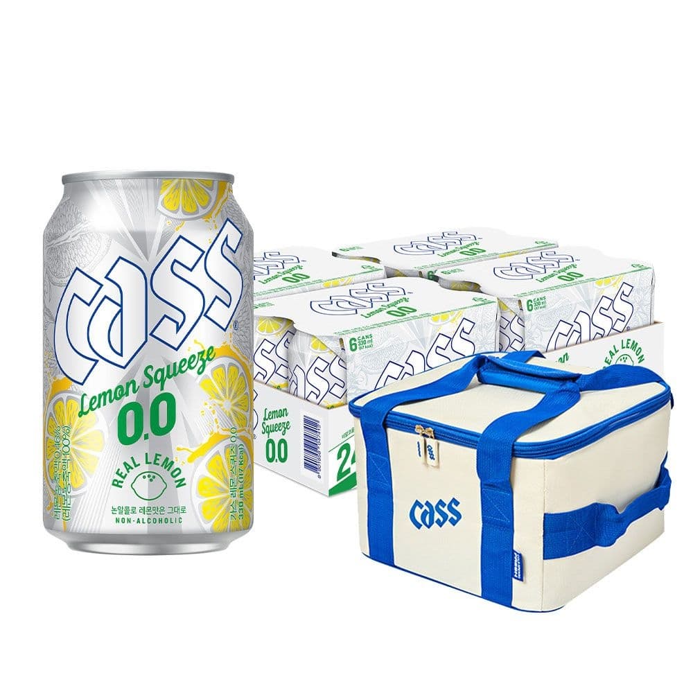 카스 0.0 레몬스퀴즈 제로 330ml x 24캔 (17,510원/무료)1