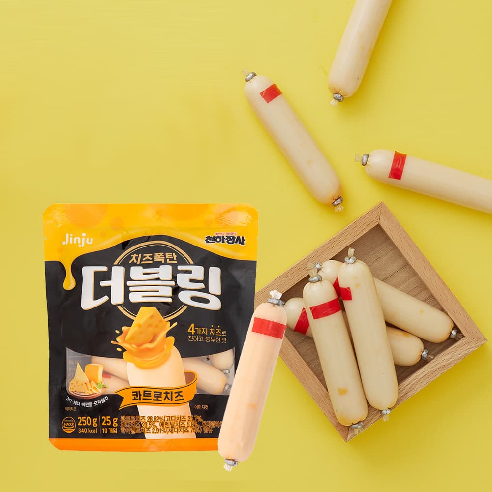 진주햄 더블링 콰트로치즈 25g 10개입 외 다양 (2,990원~/다양)1