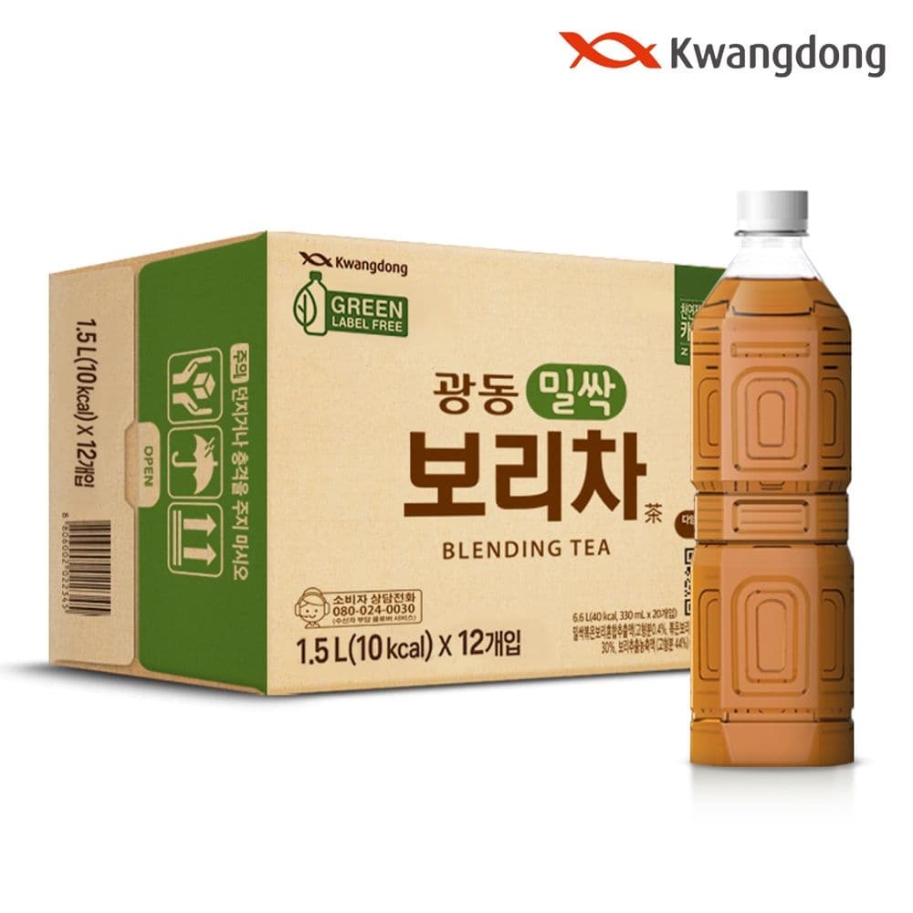] 광동 밀싹보리차 1.5L 12페트 (9,890원/무료)9
