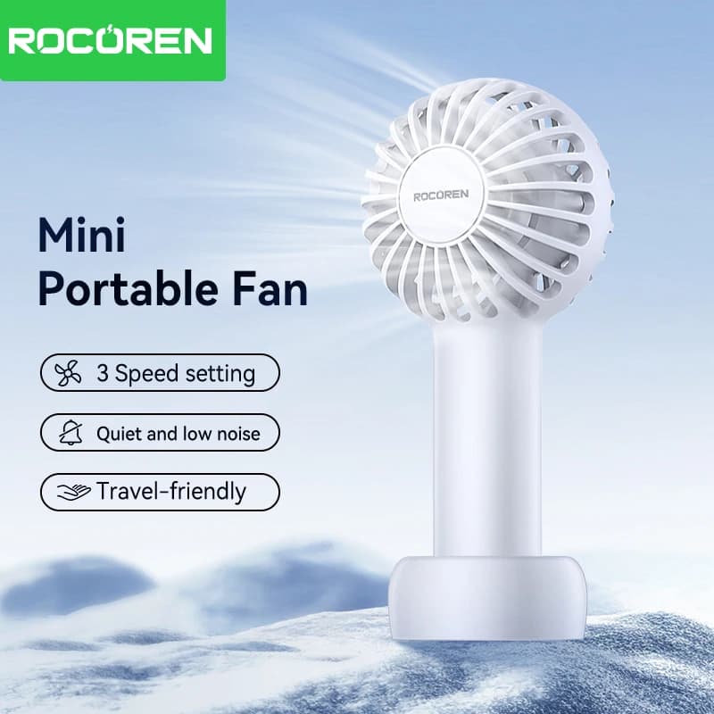 Rocoren 미니 휴대용 팬 ($6.57/무료)