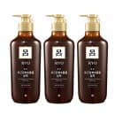 아모레퍼시픽 려 흑운 모근강화 볼륨케어 샴푸 550ML 3통(15,900원/유클 무료배송)