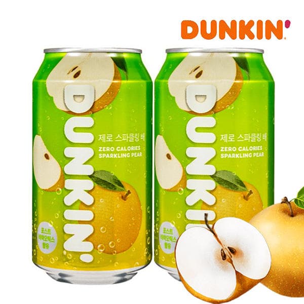던킨 스파클링 제로 배 350ml X 24개 (12,800원/무료)