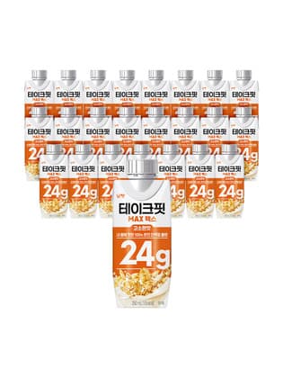마시는 단백질 음료 테이크핏 맥스 고소한맛 250ml X 24입(24,430원/무료)3