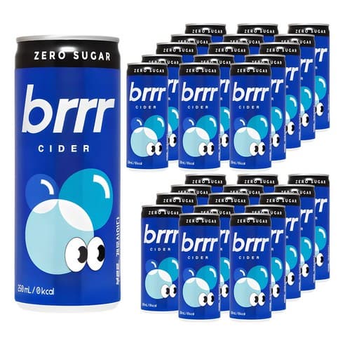 부르르제로사이다 250ml 30캔 (10,000/와우무배)